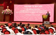 Khai giảng lớp bồi dưỡng cán bộ quy hoạch nguồn Ban Chấp hành Đảng bộ TP Hà Nội